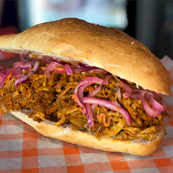 Torta de Cochinita Pibil