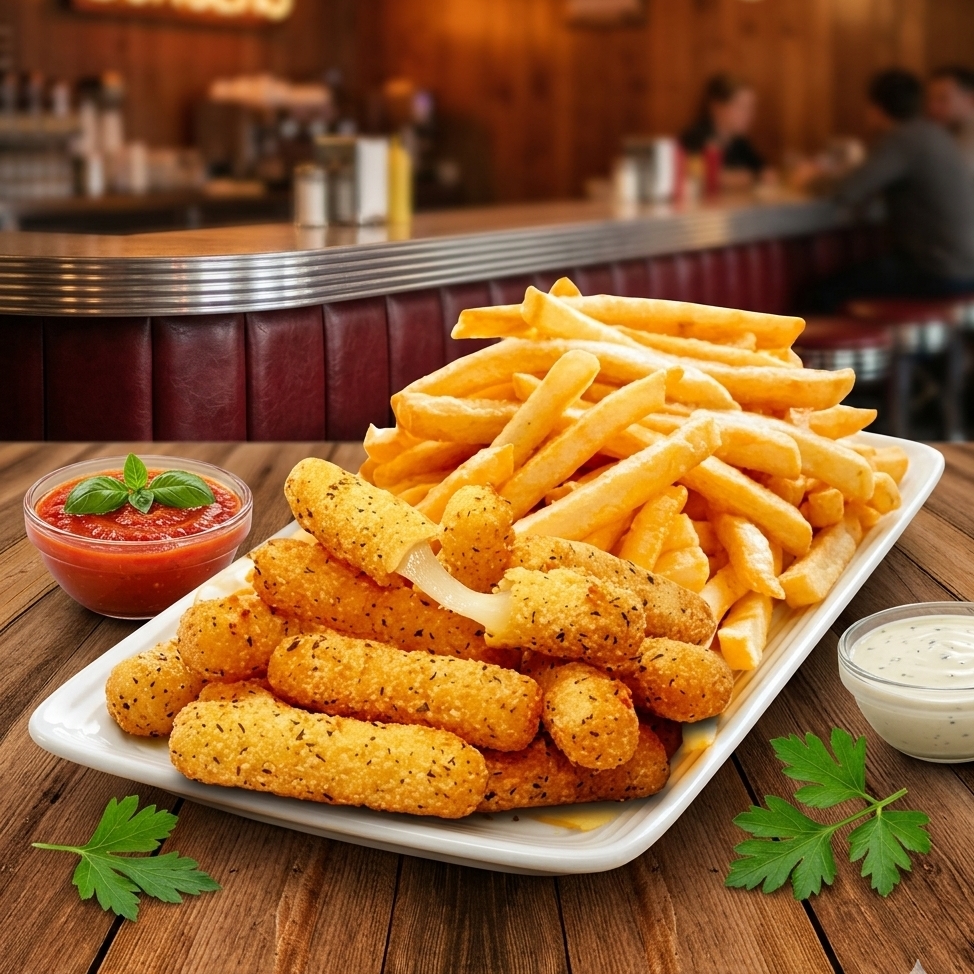 Dedos de Queso con Papas
