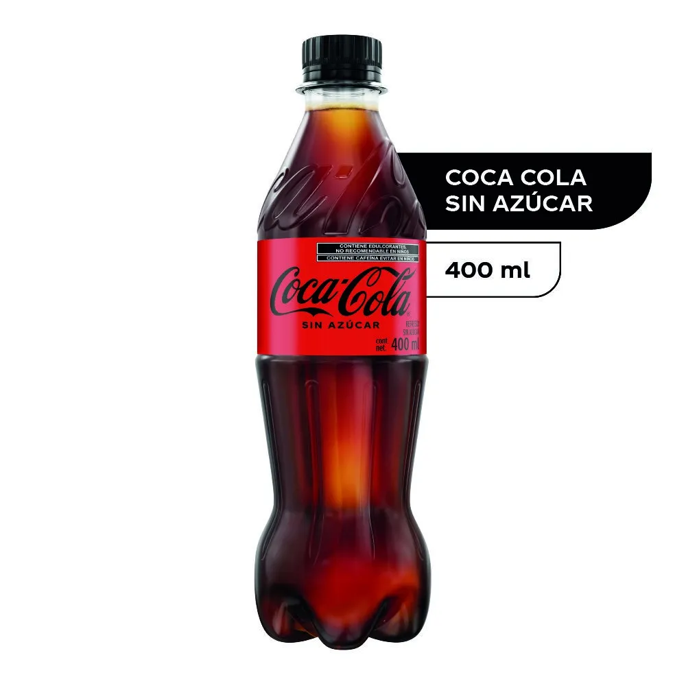 COCA-COLA Sin Azúcar 400 Ml.