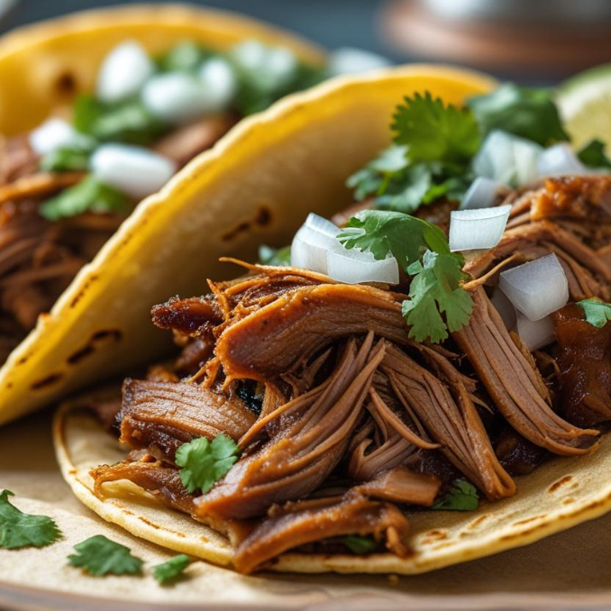 Taco de carnitas surtido