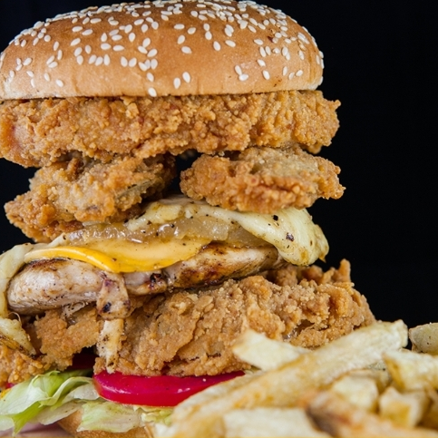 Hamburguesa Super Pollo