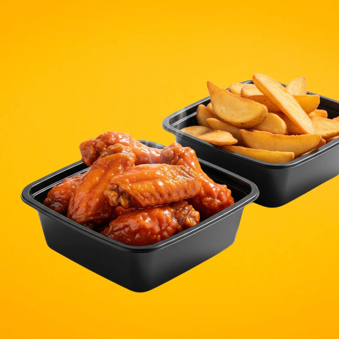 COMBO: 8 Alitas + 1 Papas Gajo