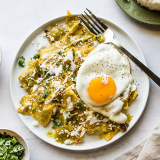 Chilaquiles con huevo
