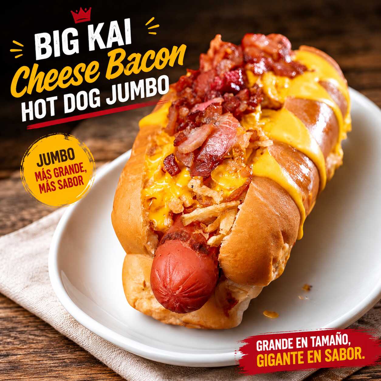 Big Kai Cheese Hot Dog Jumbo