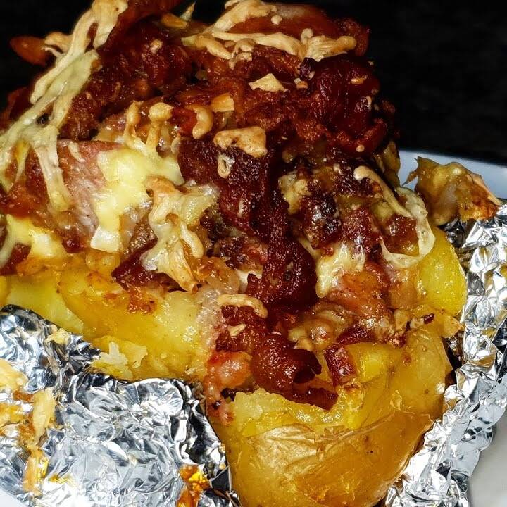 Papa Asada Sencilla