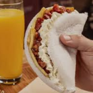 Tapioca do Vovô Linguiça Mineira, Coalho & Cream Cheese