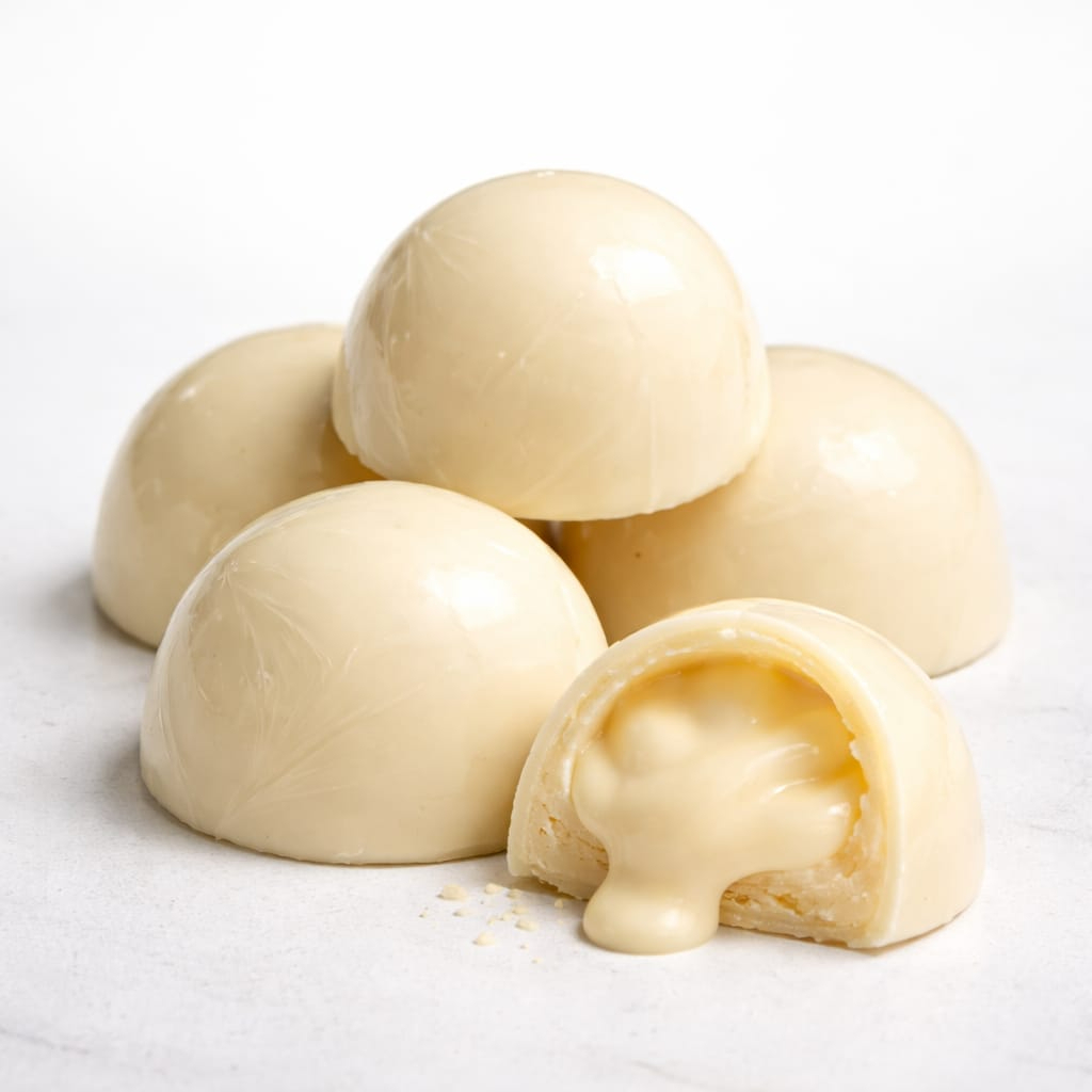 Big Trufa 40 g chocolate branco recheado com chocolate branco.