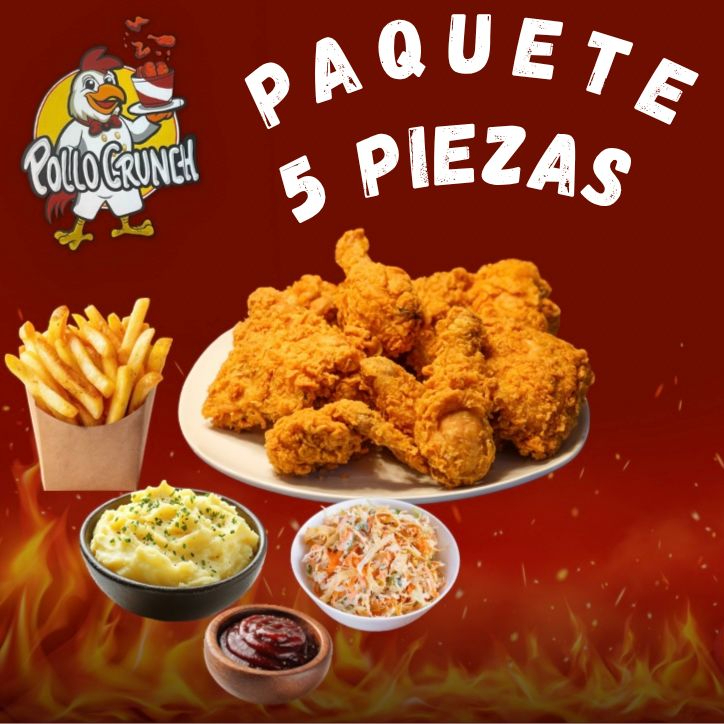 5 Piezas Crunch + Complementos