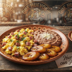 Revueltos Huevos con Jamón