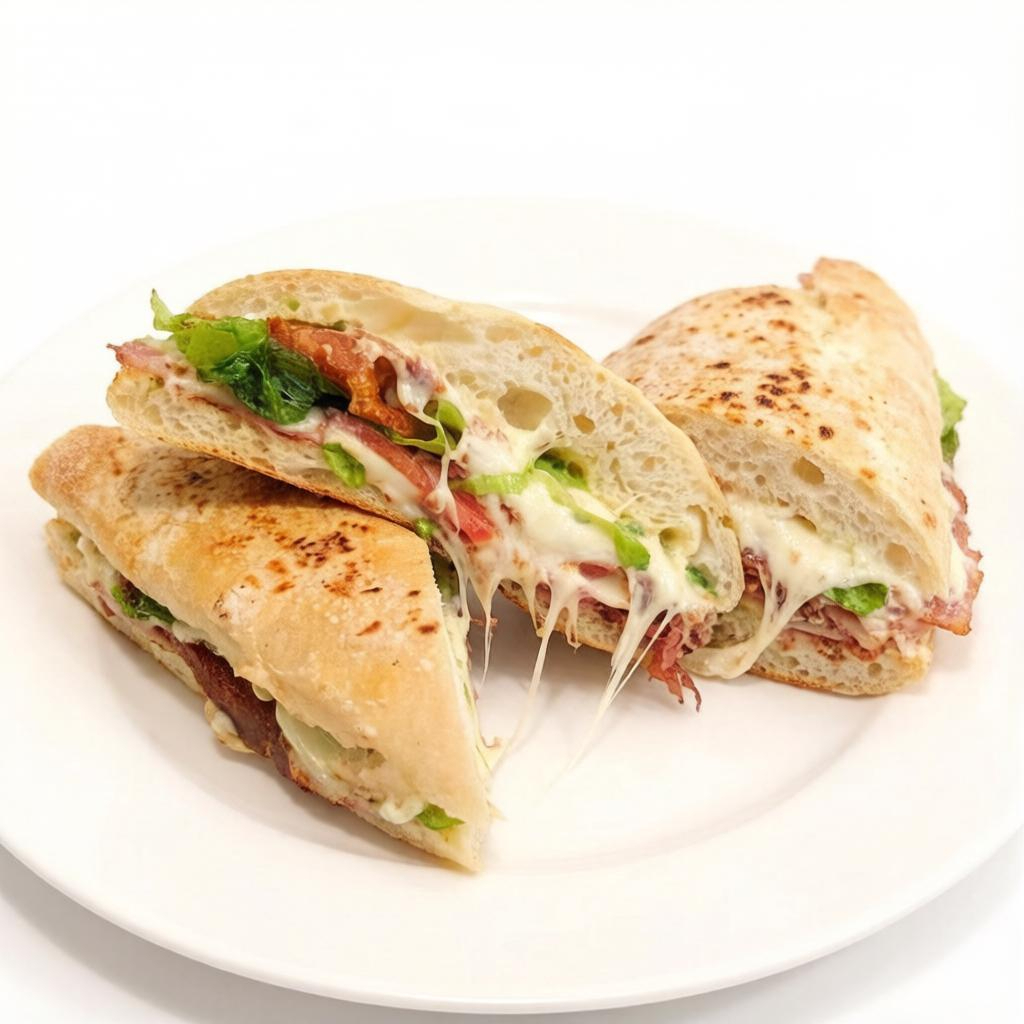 Pastrami Artesanal , suculento e cheio de sabor, com mussarela de búfala, alface fresca e tomate. Finalizado com molho tártaro cremoso. Simplesmente irresistível!