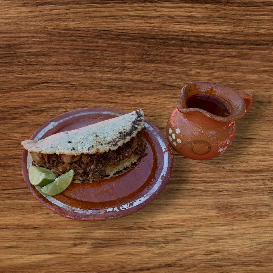 Quesadillas de Maiz de Borrego ala Plancha
