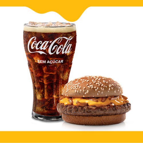 Nesta promoção você leva 1 (um) Cheddar McMelt e uma bebida de sua preferência