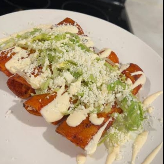 Enchiladas de picadillo..