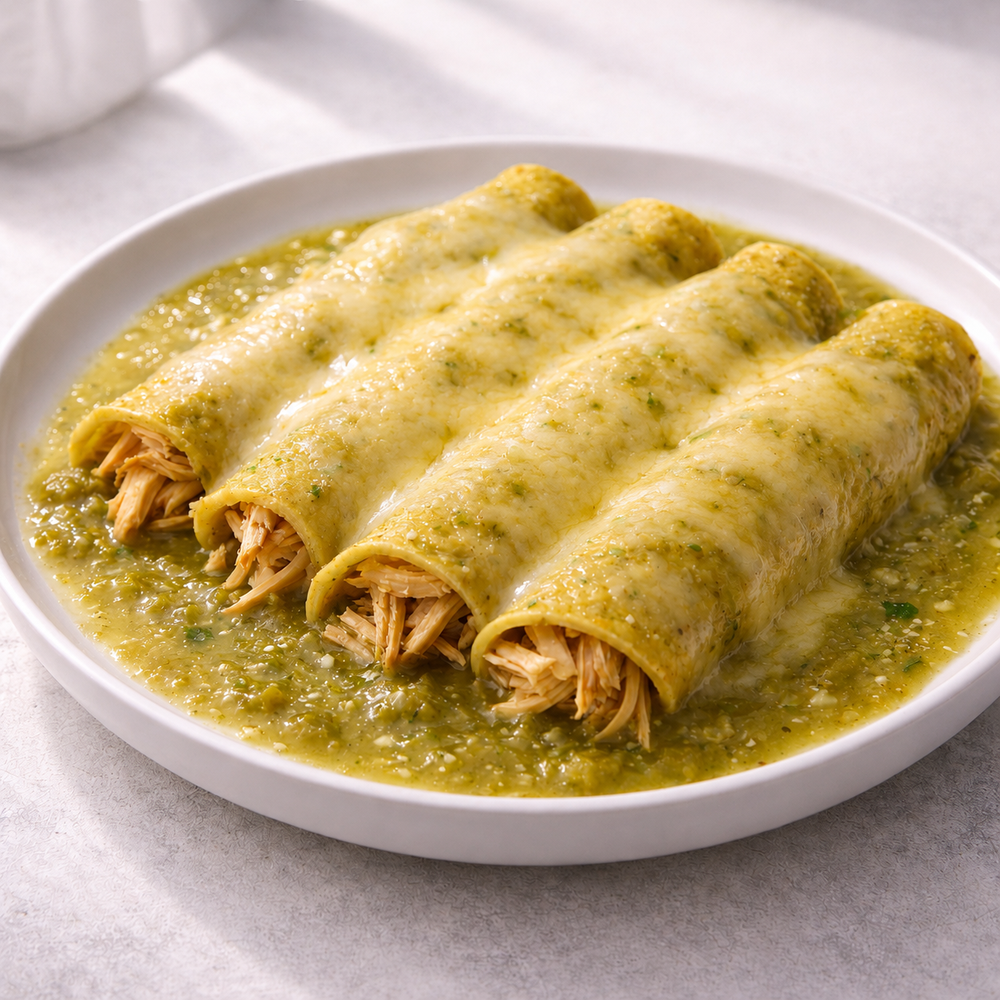 Enchiladas Suizas (4 pz)