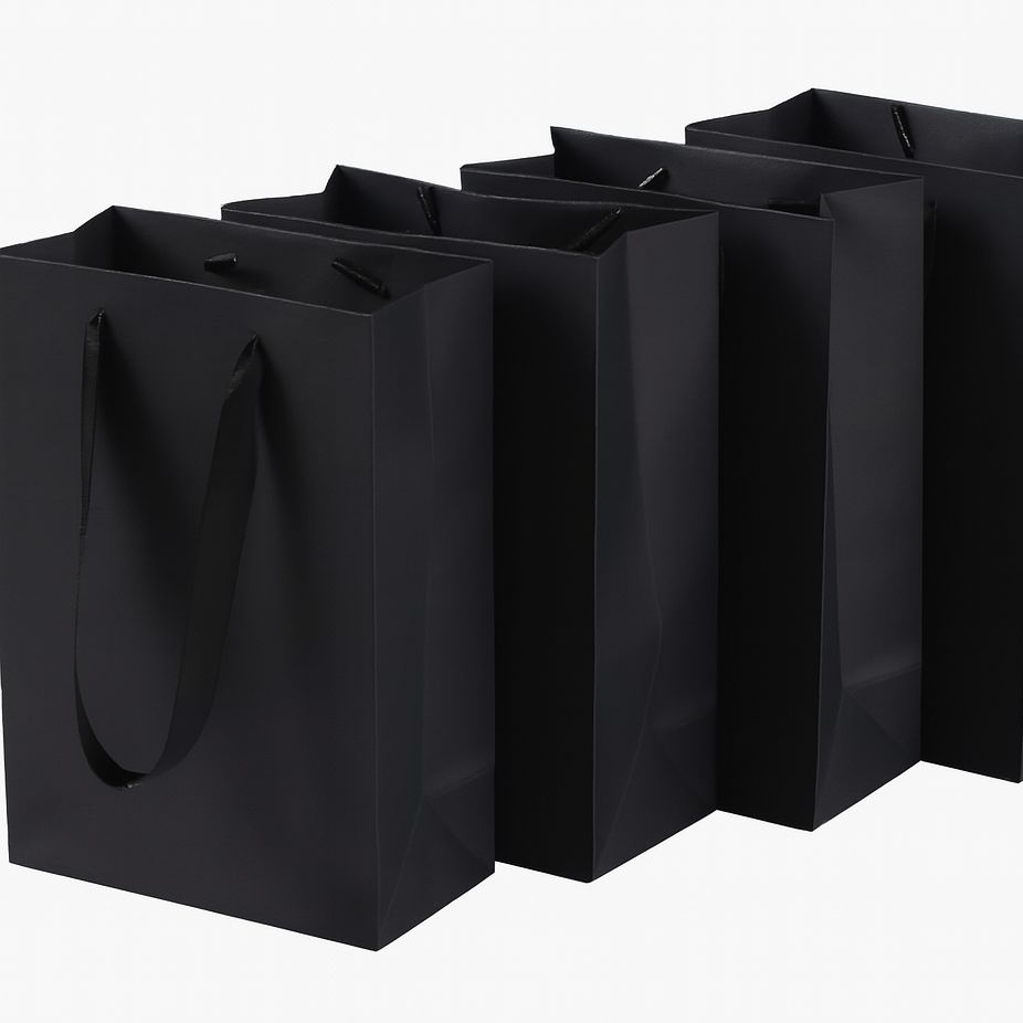 Bolsa Negra De Lujo Elegante Y Versátil