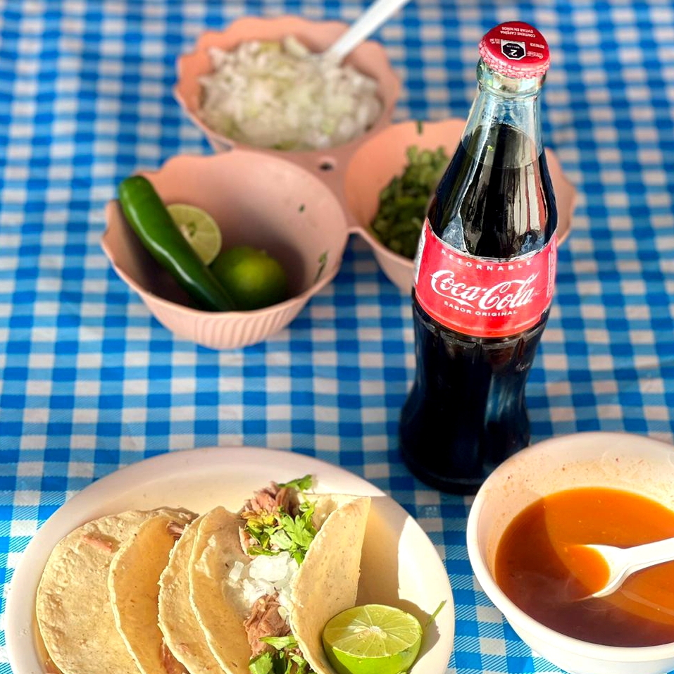 Taco de birria 100% borrego