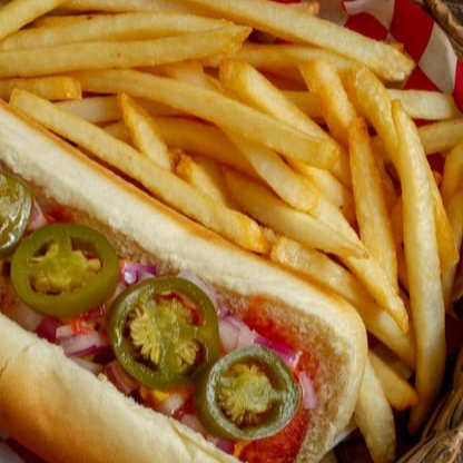 Hot Dog con Papas