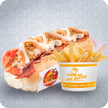 Combo Perra Caliente + Papas