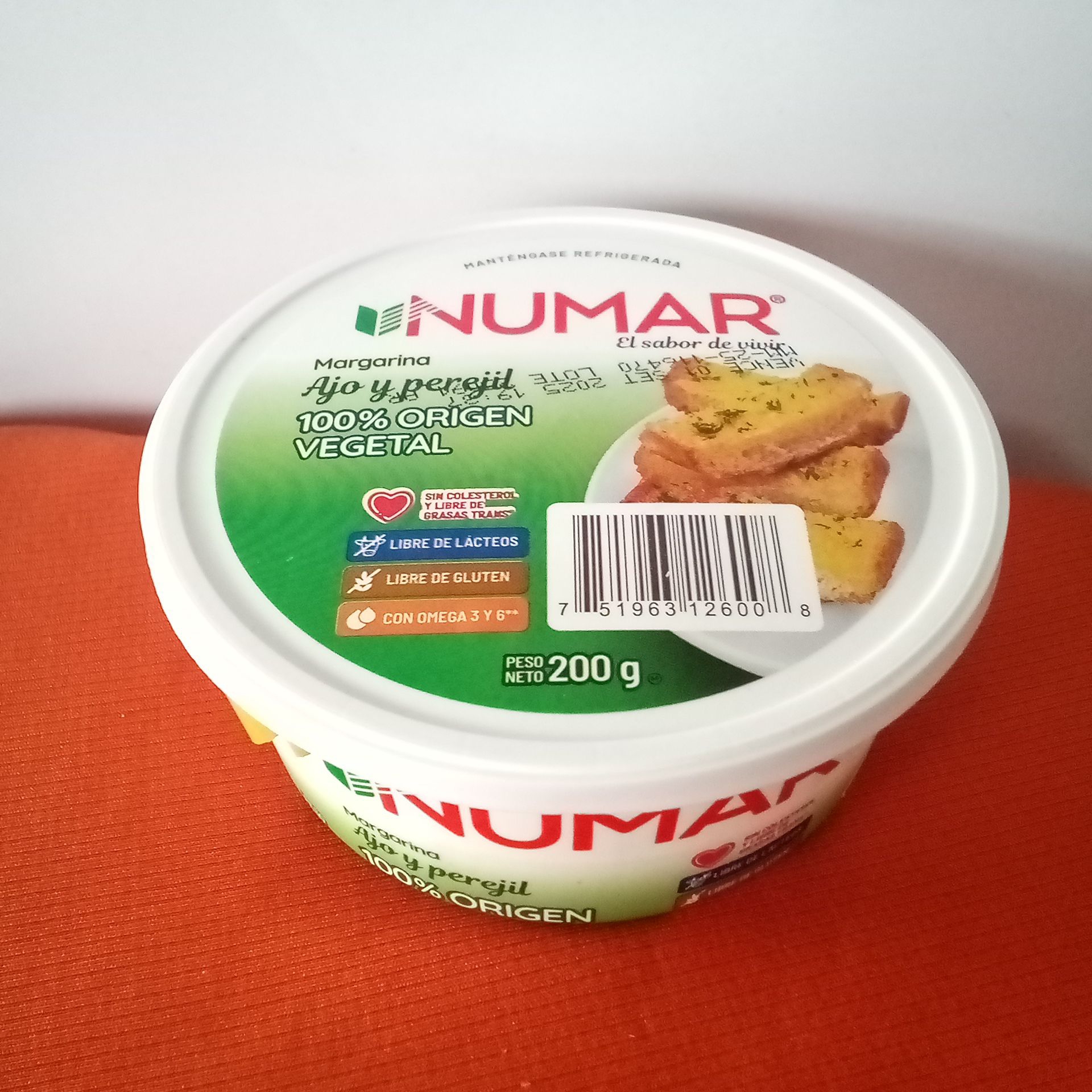 Margarina con Ajo Taza Numar 200g