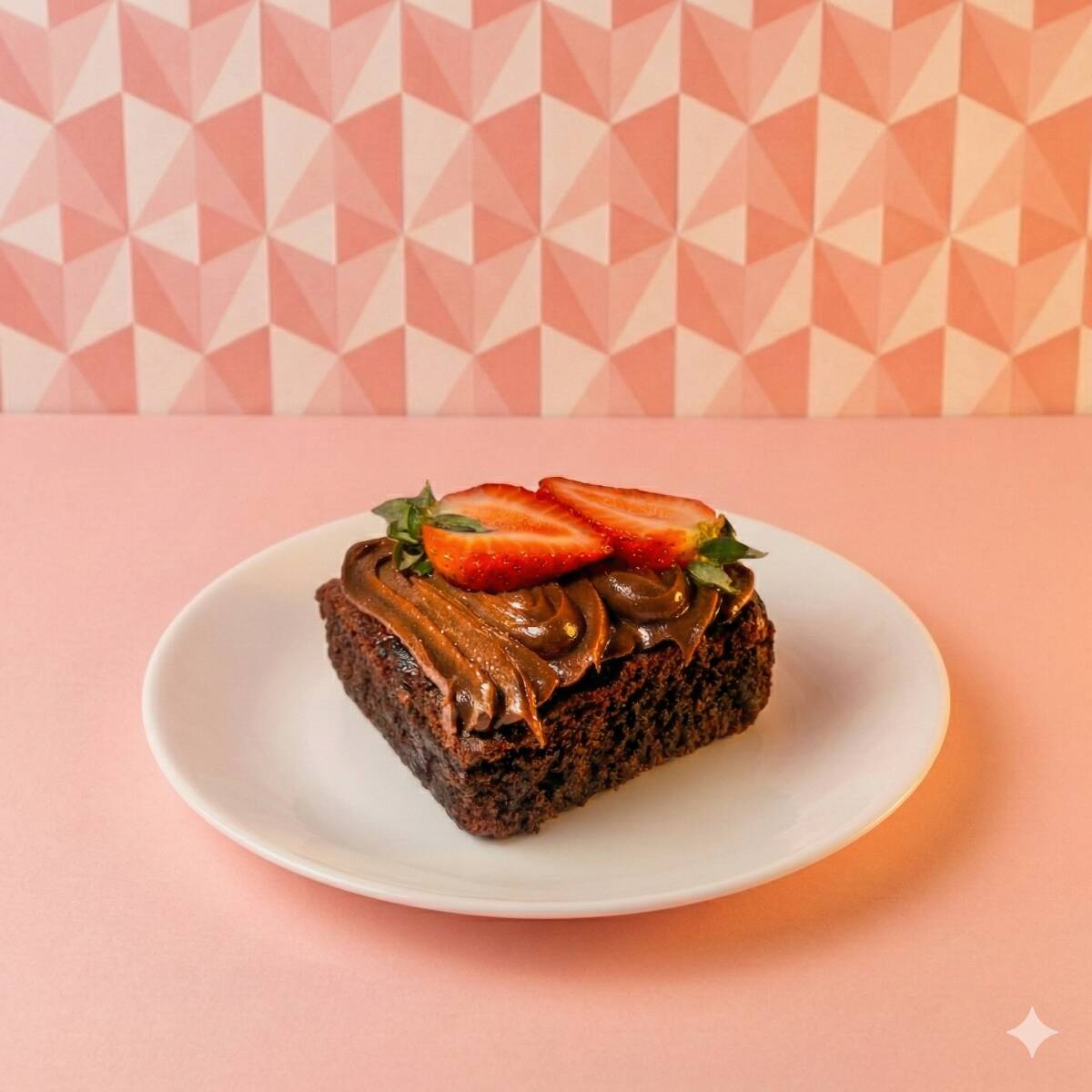 A definição de indulgência. Nosso brownie é denso, super chocolatudo e molhadinho por dentro. Ele recebe uma camada generosa de ganache cremosa e é finalizado com o frescor dos morangos para o equilíbrio perfeito. Impossível comer um só!