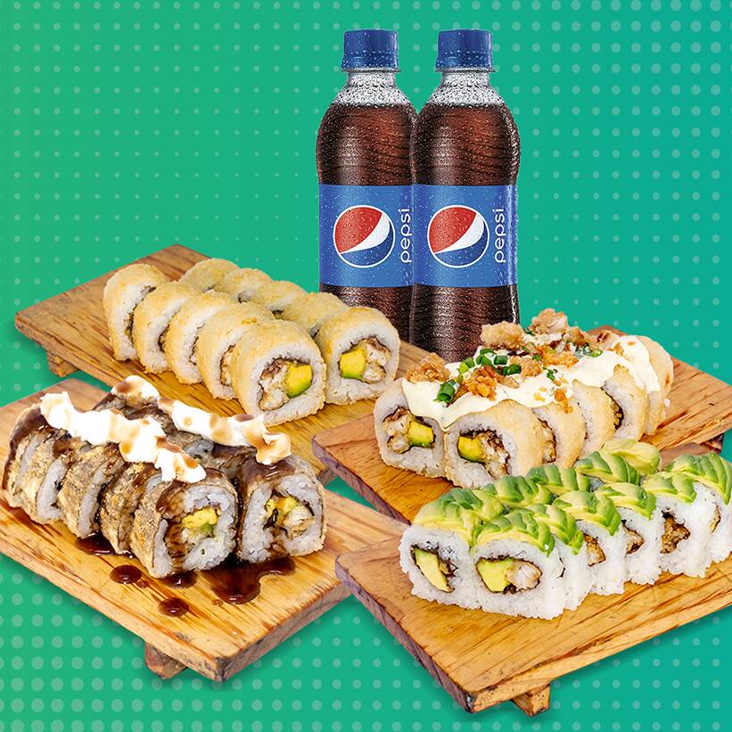 48 Makis + 2 Pepsi GRATIS!