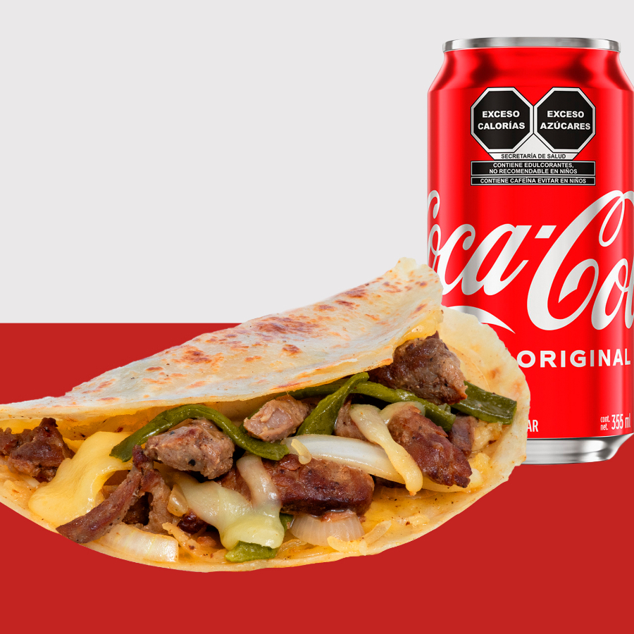 Combo coca cola-Quesadilla top sirloin