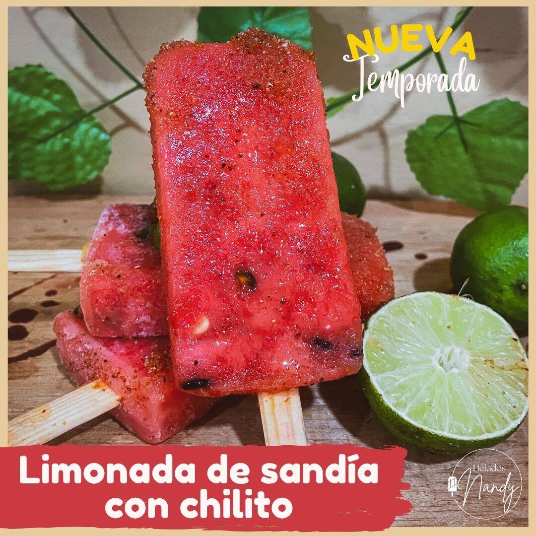 Paleta Gourmet de Limonada de Sandía Chile