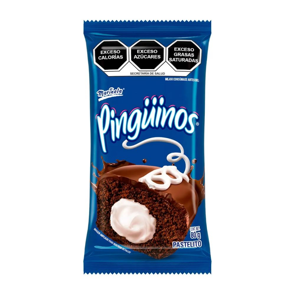 Pingüinos Pastelito Marinela 80g