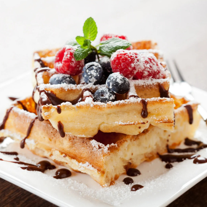 WAFFLES CANELA
