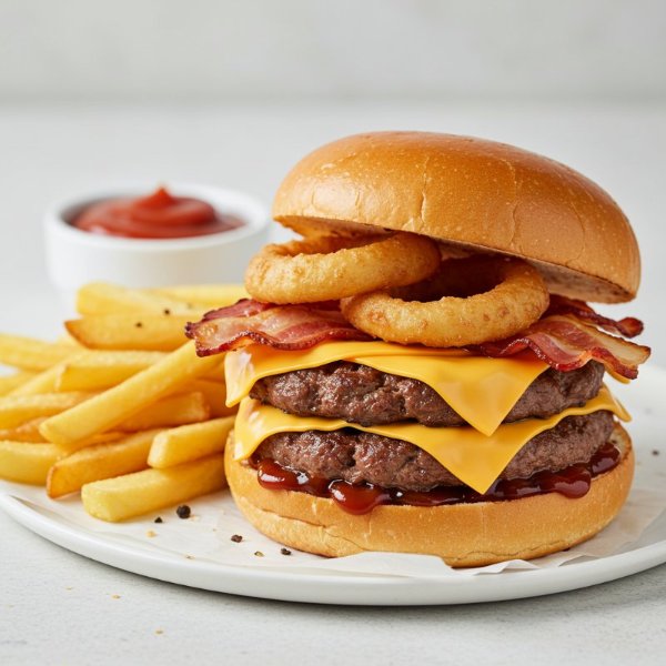 Combo BBQ Burger + Papas