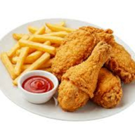 4 Pzs Pollo Frito + Papas 450g