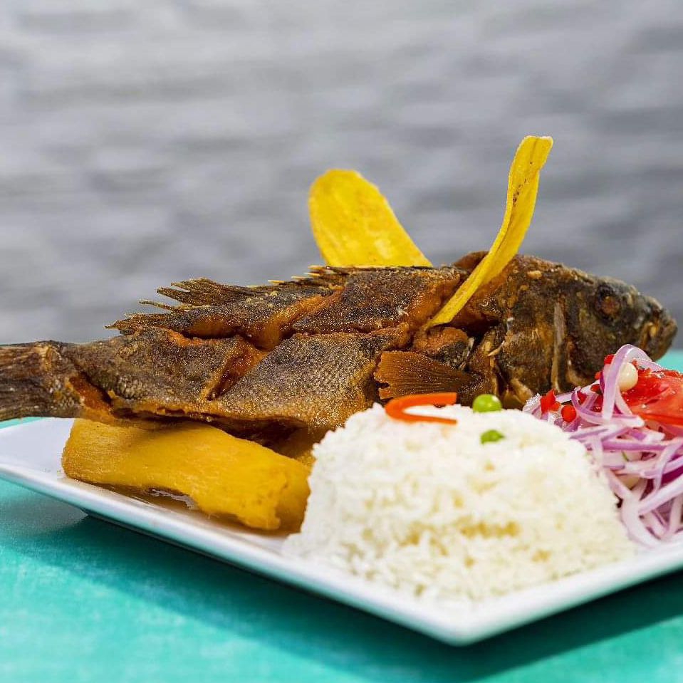 (oferta) cabrilla frita entera + chilcano
