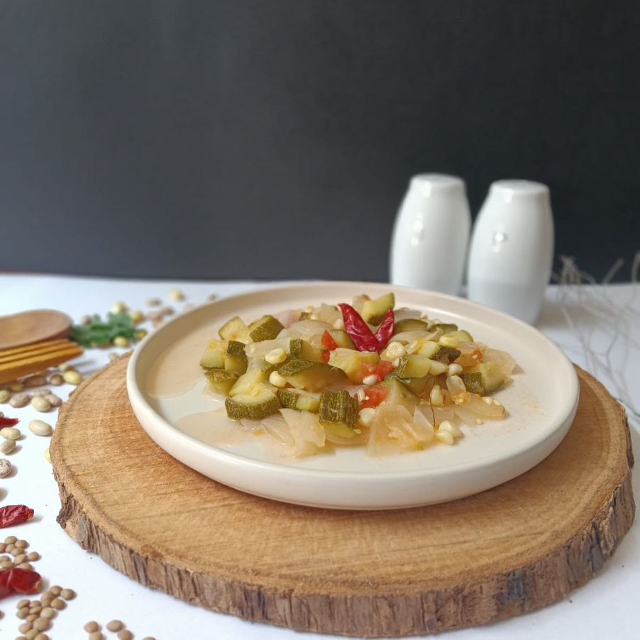 Calabacitas preparadas