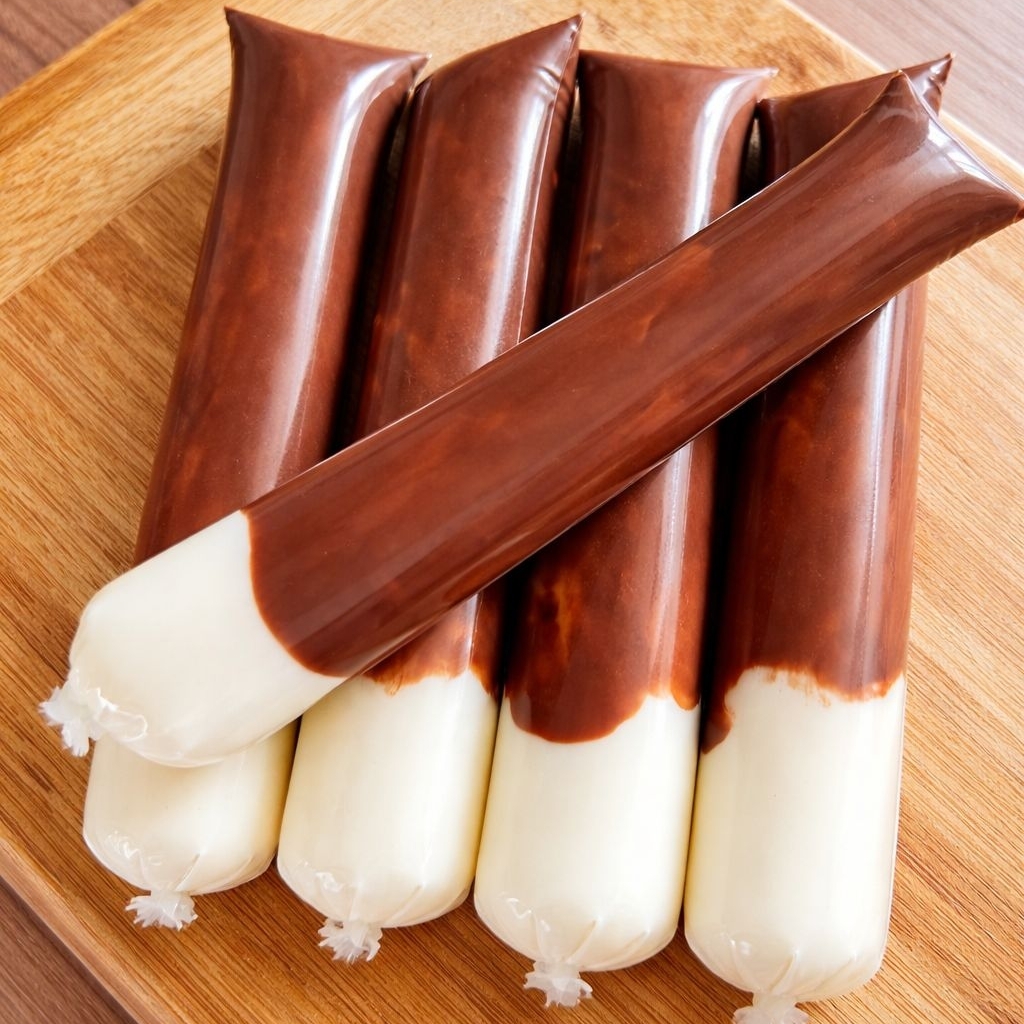 Uma combinação que é puro desejo! Creme de Ninho super aveludado e delicado, recheado com Nutella cremosa que traz intensidade e aquele toque de chocolate com avelã irresistível. Equilíbrio perfeito entre suavidade e sabor marcante. #NinhoComNutella #GeladinhoGourmet #SaborIrresistivel #ChocolateComAvela #DocesArtesanais #SobremesaPerfeita