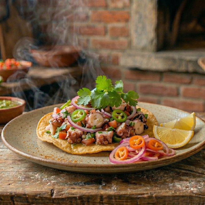 Tostada de Pulpo c/u