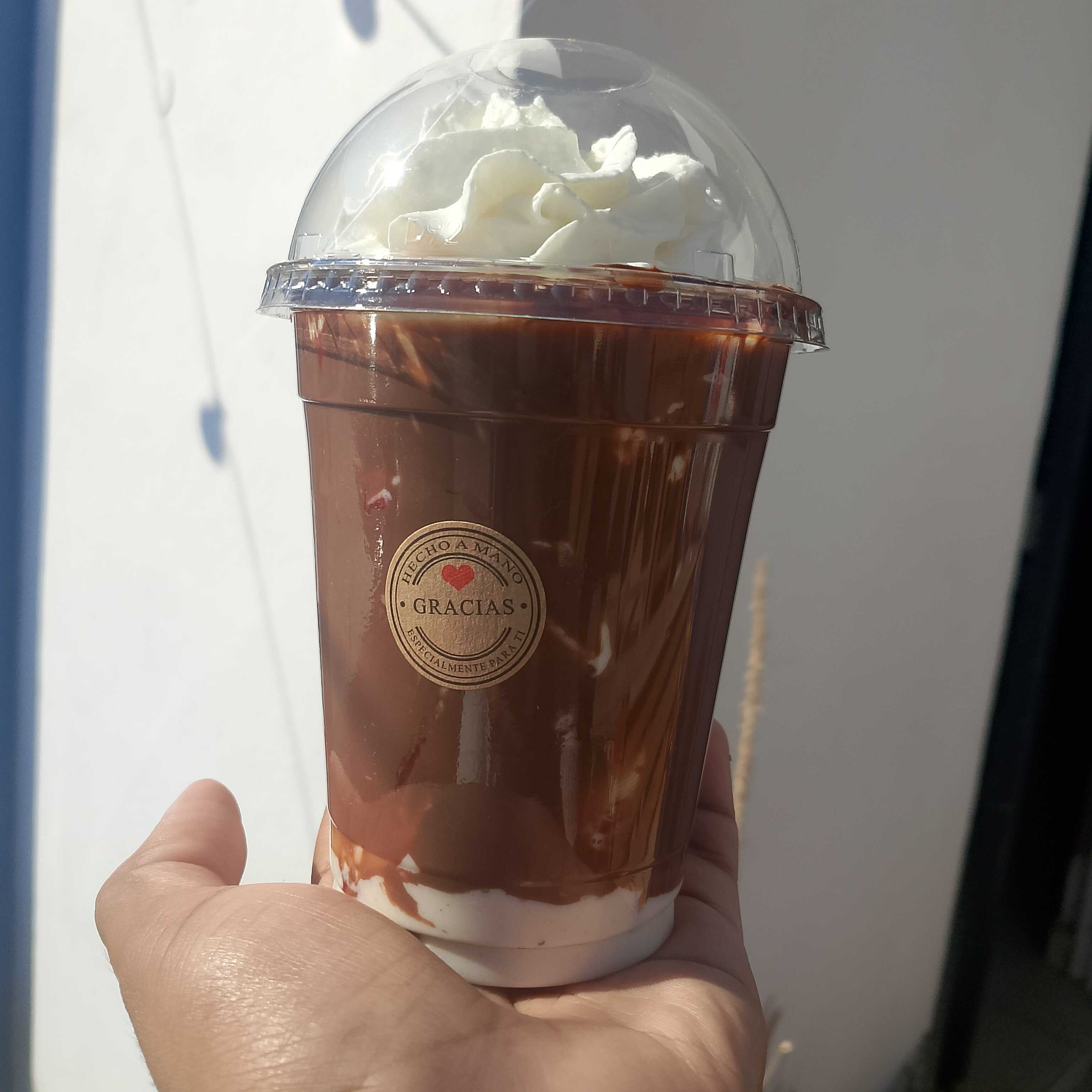 Fresas con crema y nutella
