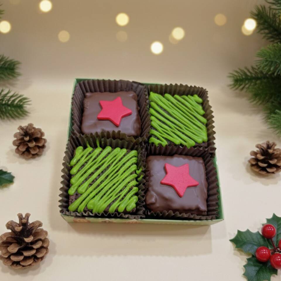 Brownie x4 Tradicionales *Navidad*