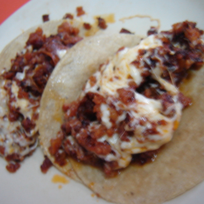 Tacos de Choriqueso