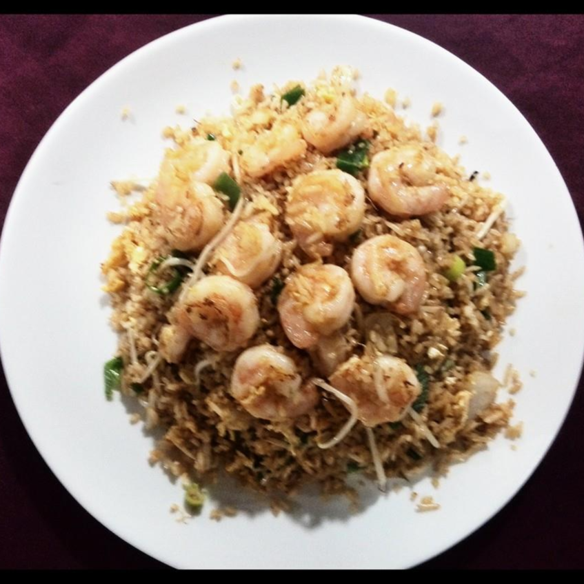 Arroz Frito con Camarones medio