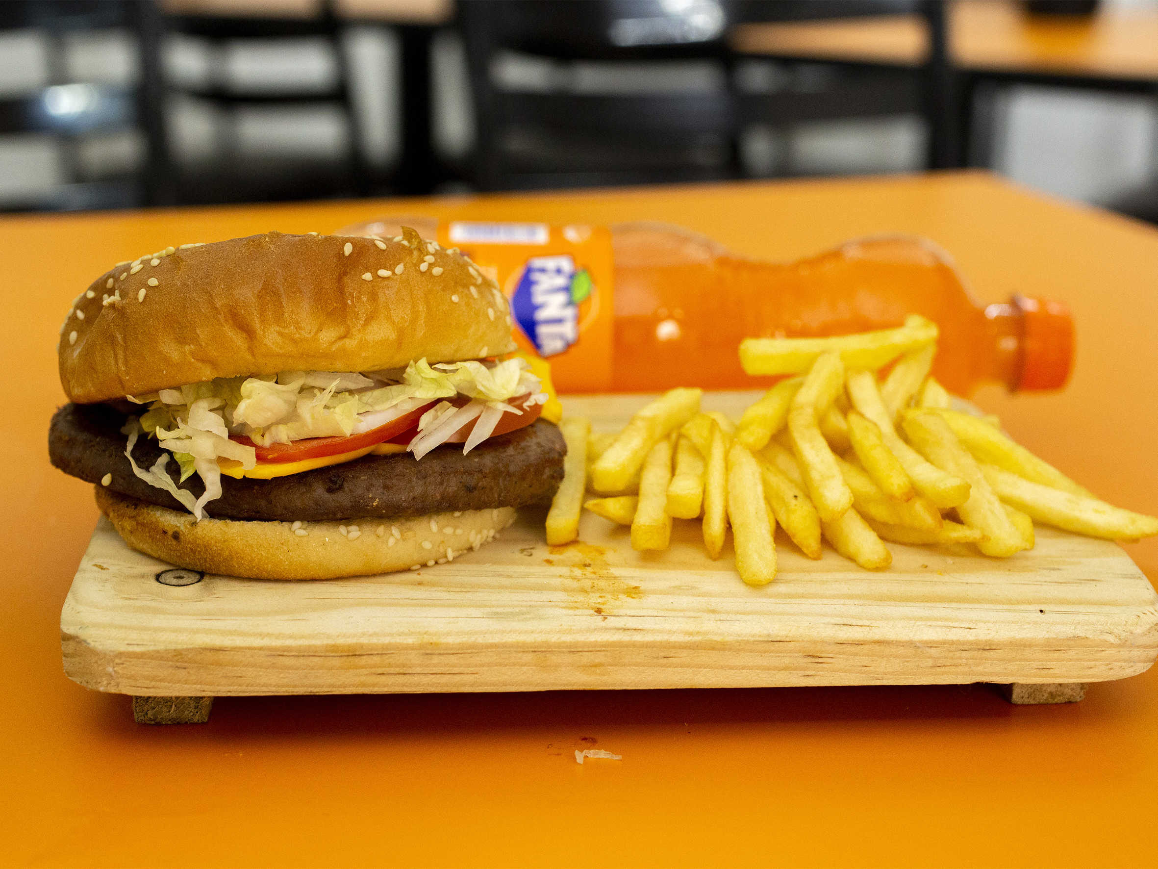 Hamburguesa de Arrachera