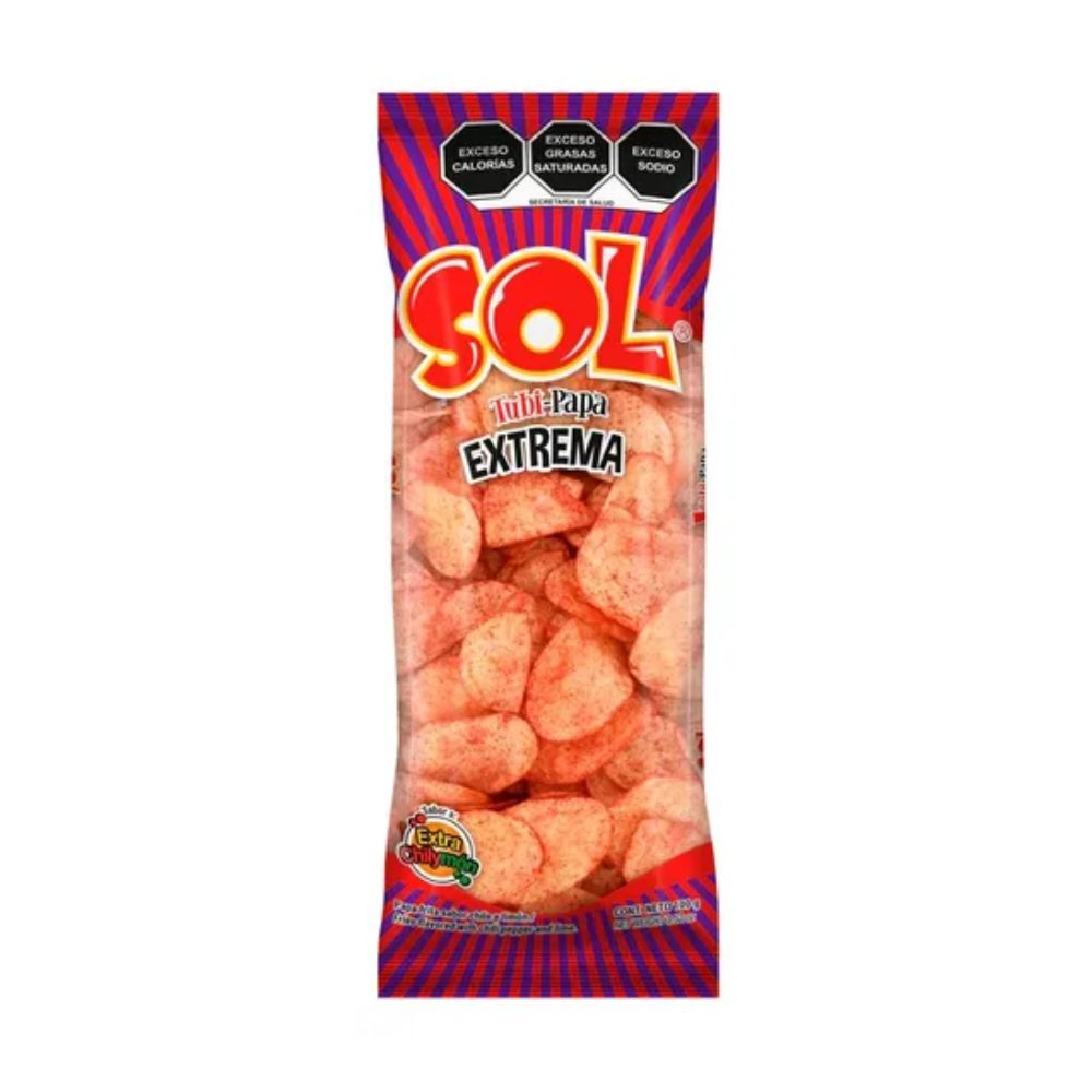 Botanas SOL Papa EXTREMA Bolsa con 100g