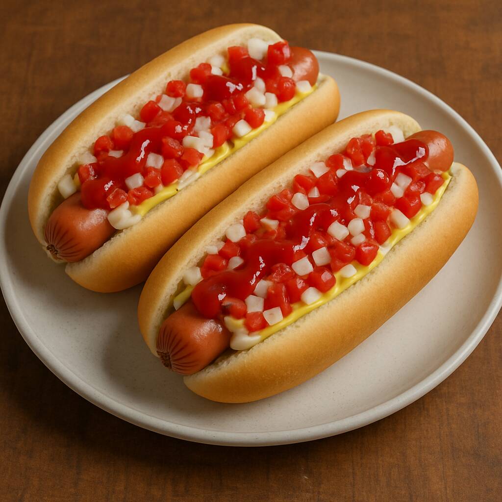 HOT DOGS + AGUA + PAPAS