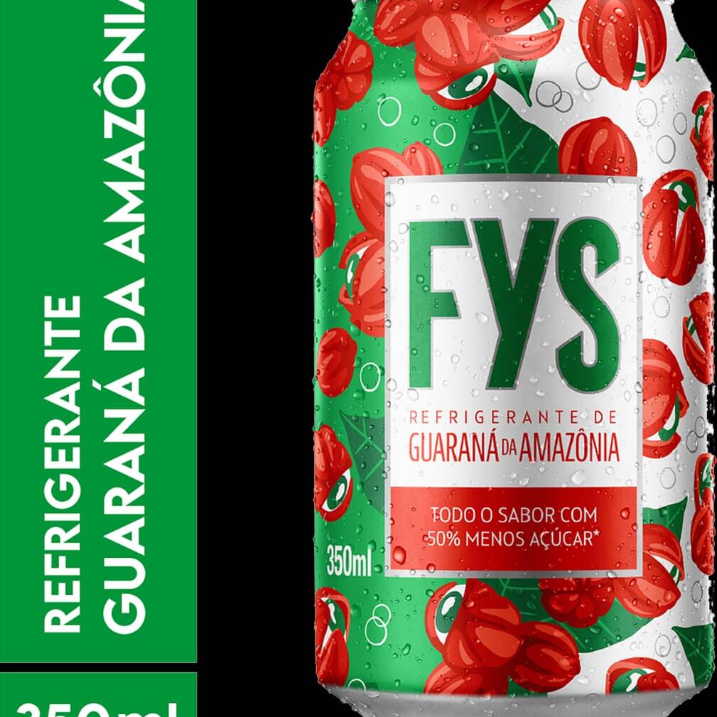 Refrigerante de Guaraná da Amazônia (50% menos açúcares*)