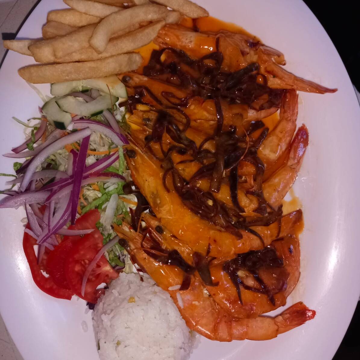 Camarones al Ajillo