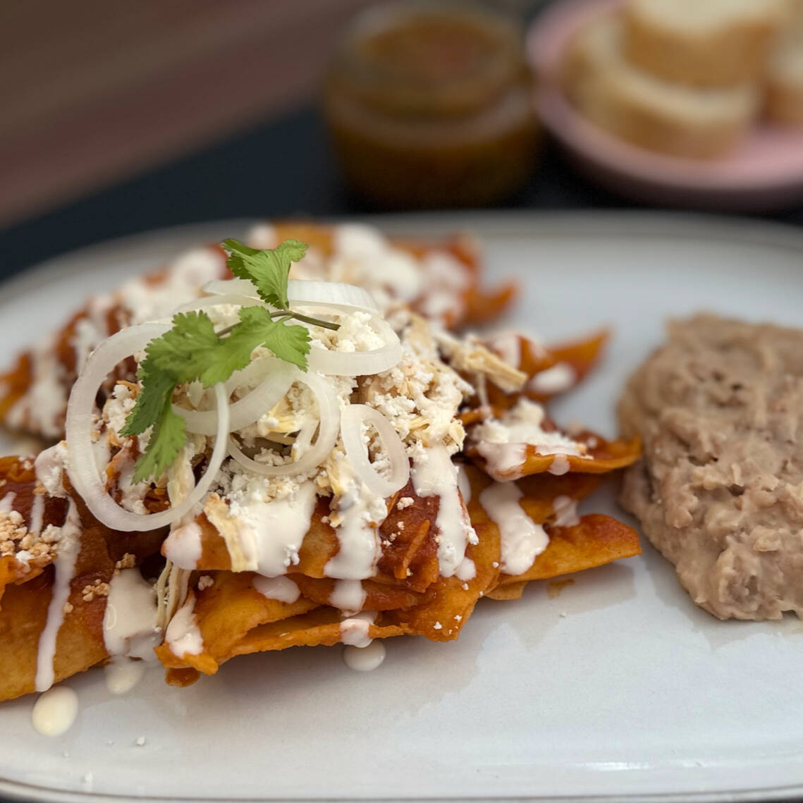 Chilaquiles Salsa Morita