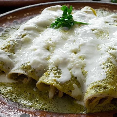 Enchiladas (verdes)