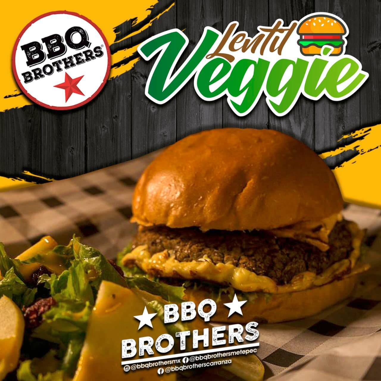 LENTIL VEGGIE BURGER