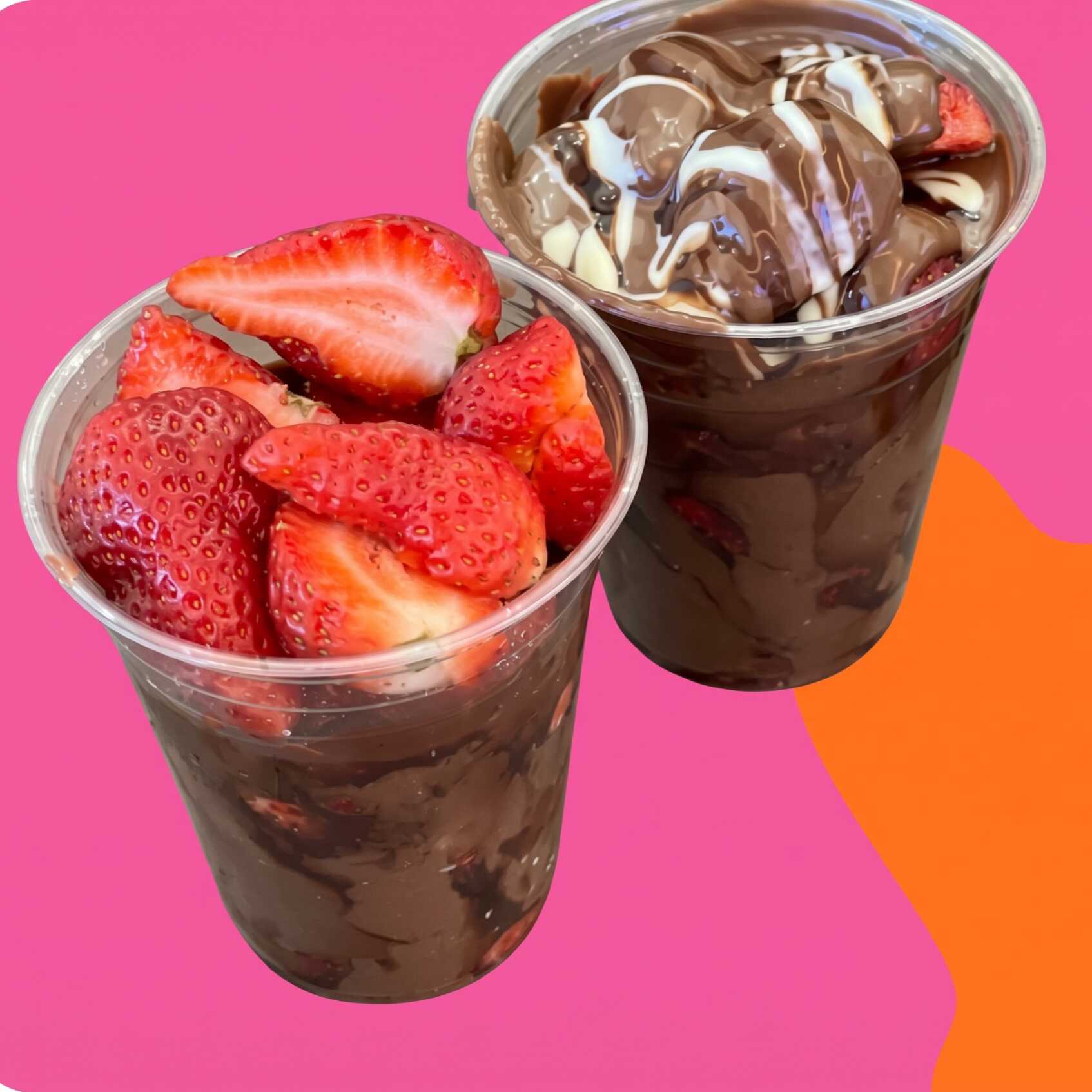 Fresas Con Nutella Vaso Grande