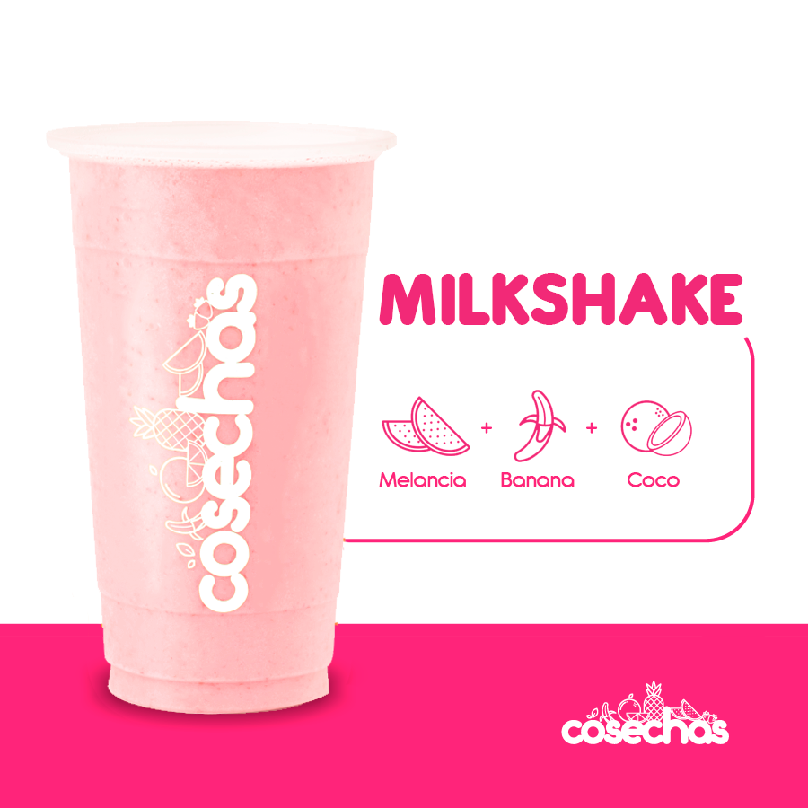 Uma bebida cremosa que une a leveza da melancia com a doçura da banana e o toque suave do coco, com textura agradável e equilibrada.