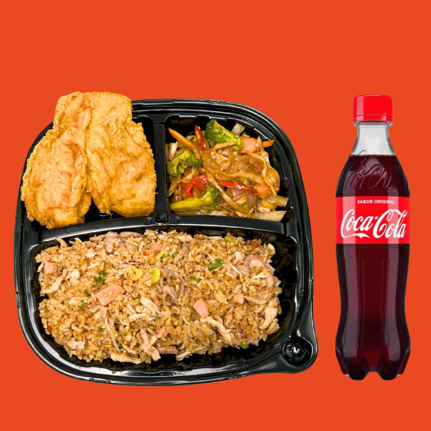 Personal con Pollo Apanado
